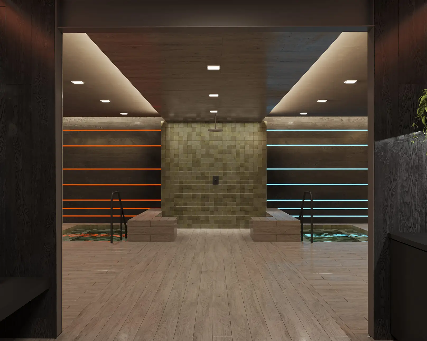 sauna room
