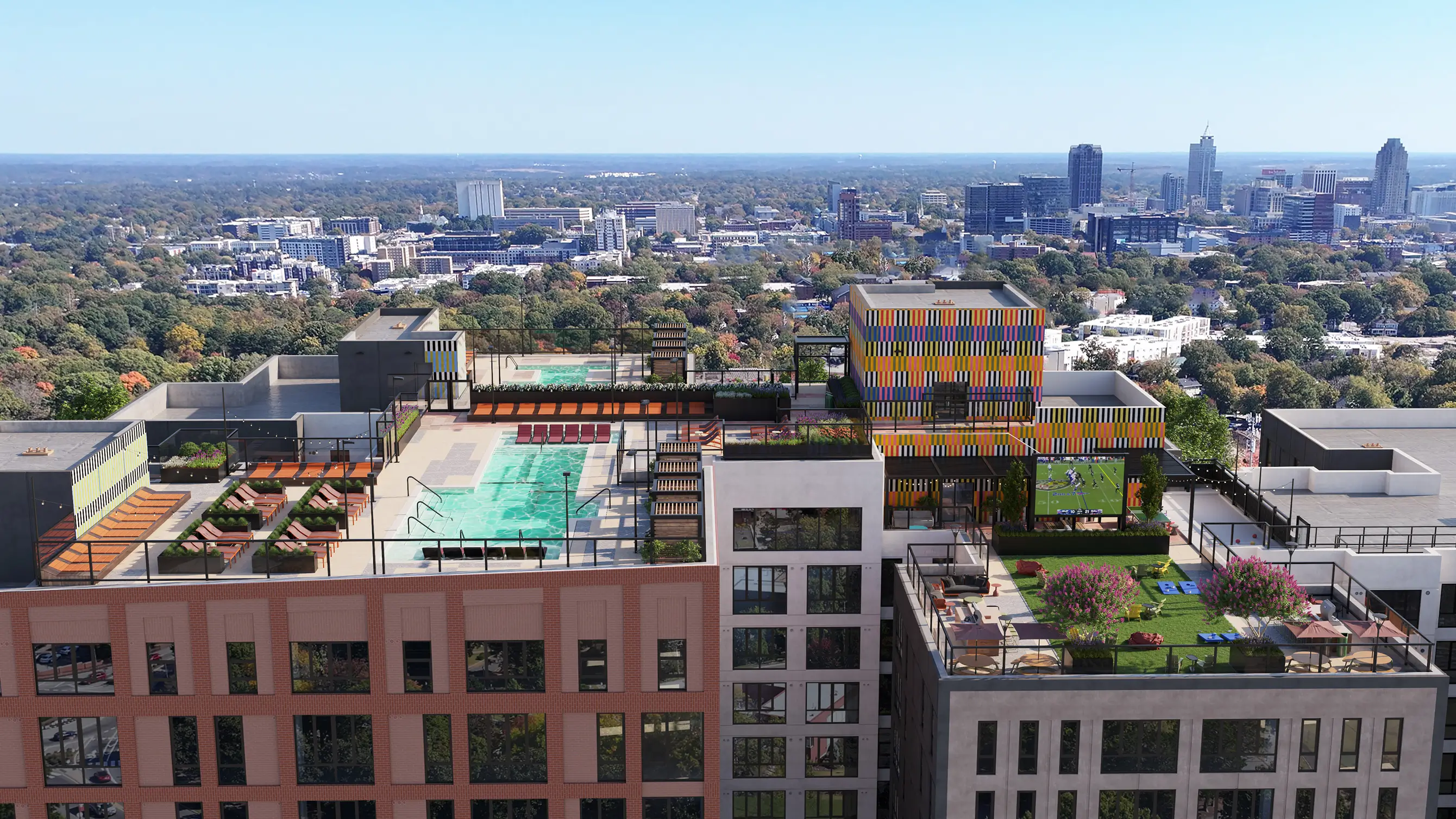 rooftop swimming pool
