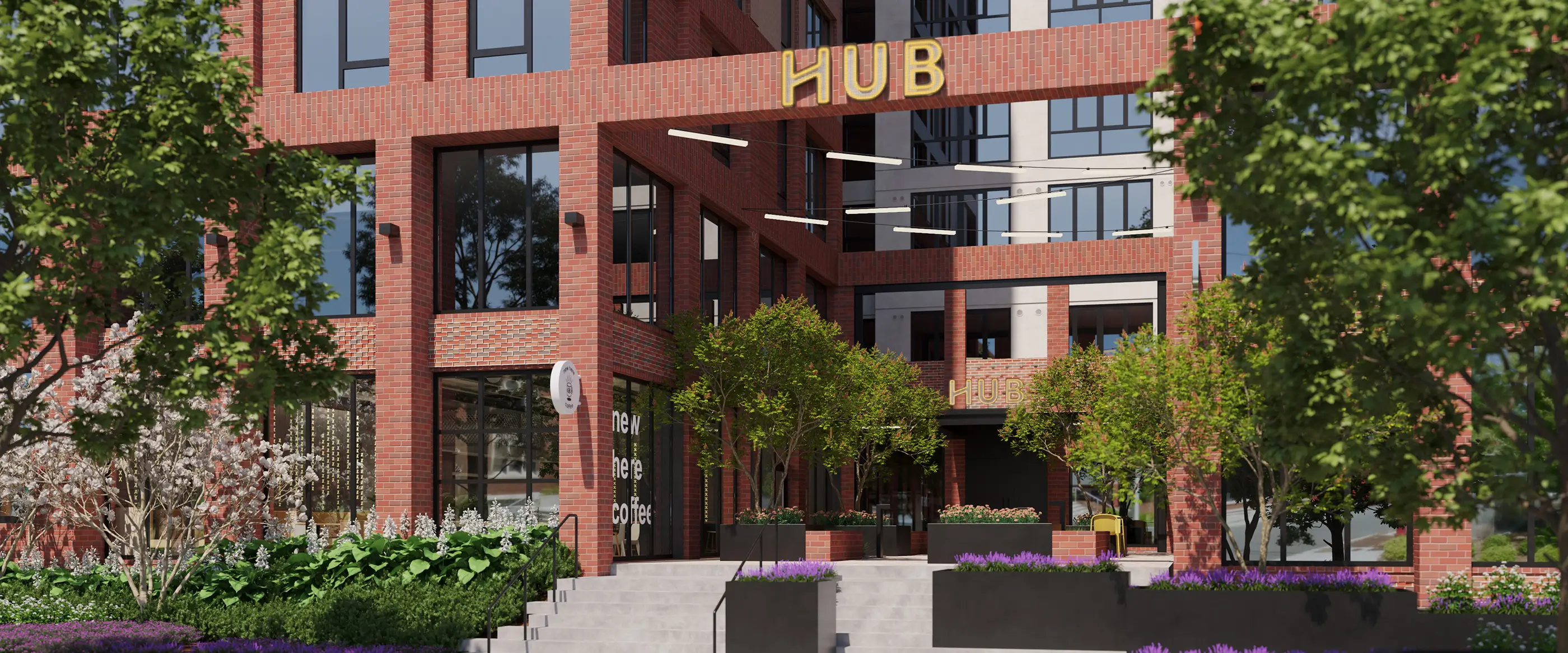 Hub Raleigh front entrance