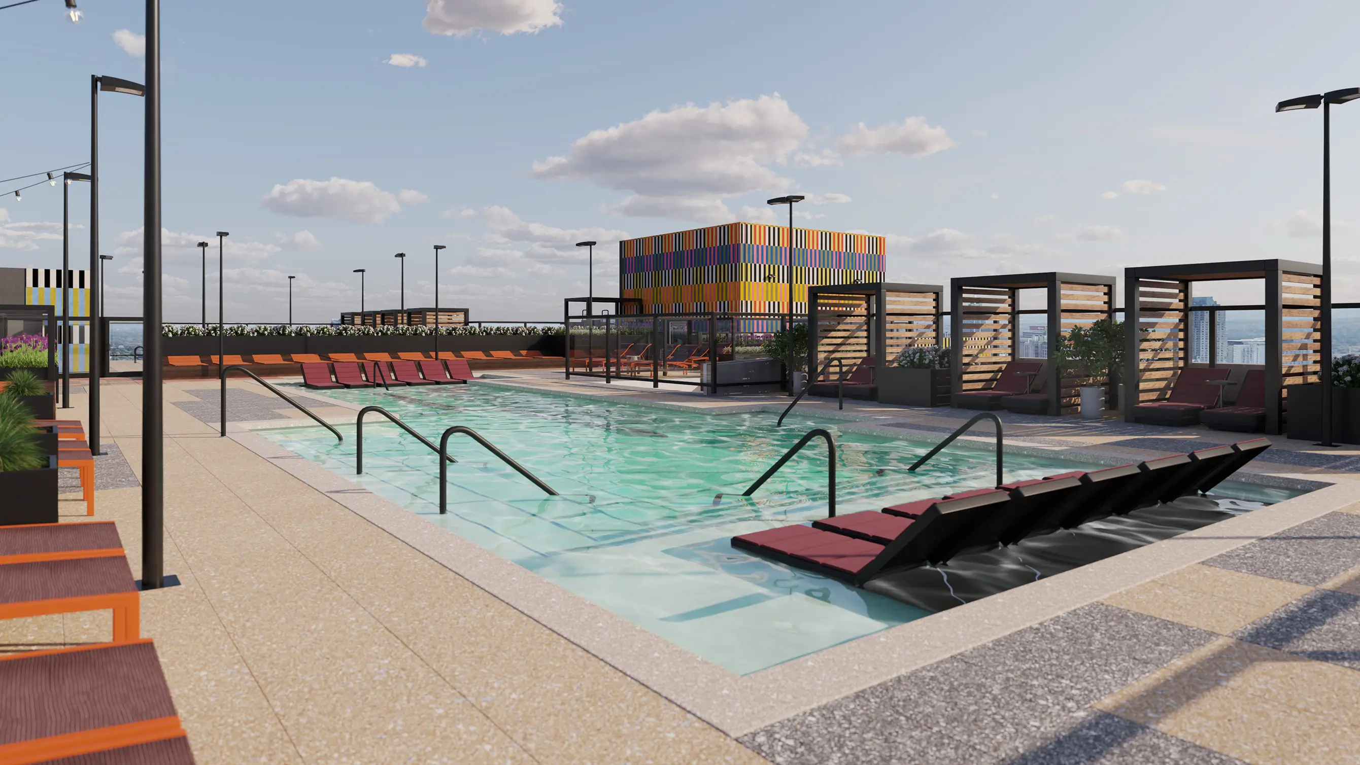 resort-style swimming pool