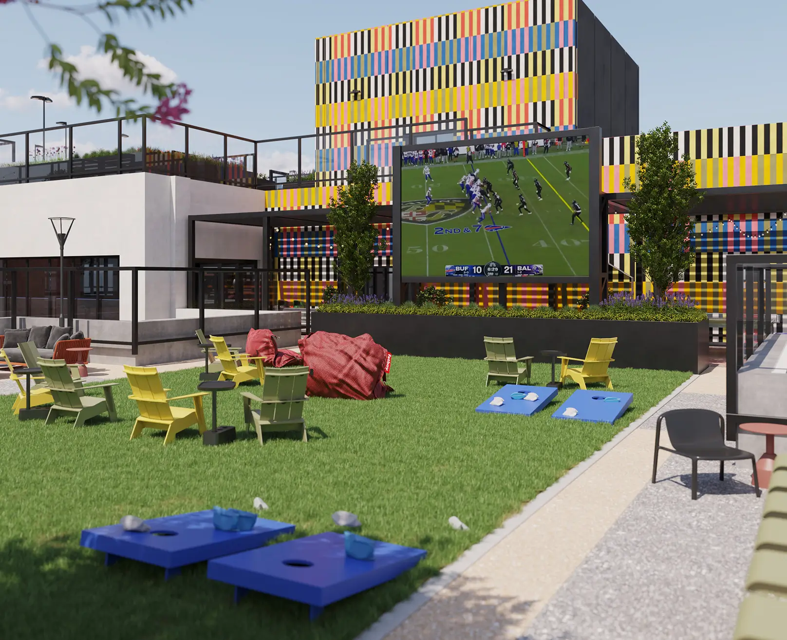 outdoor game lawn